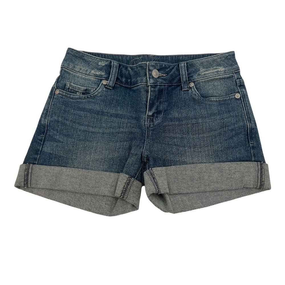 dELia*s Bailey Cuffed Hem Jean Shorts Size 0 Women’s